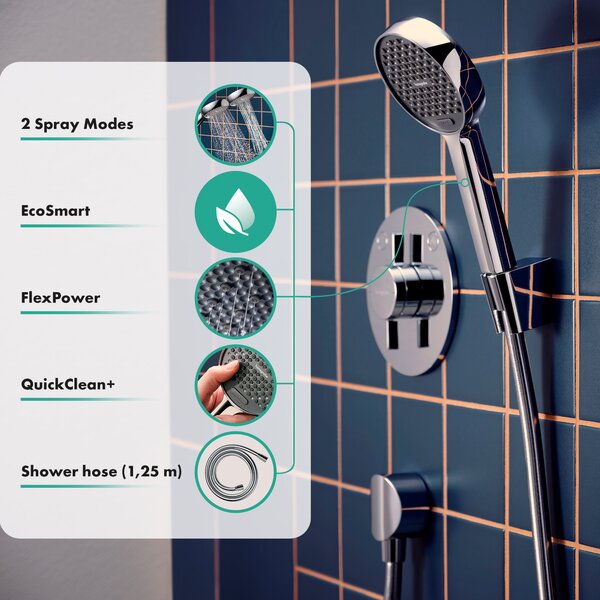 Hansgrohe Activera Select S sprchová sada na stěnu chrom 28052000