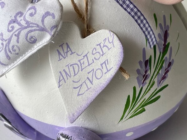 Andělka kasička levandulová