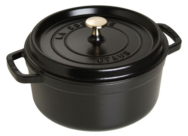 Litinový hrnec Staub 24 cm, černý