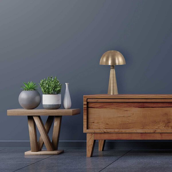 Steinhauer Stolní lampa Pimpernel, bronzová, kovová, výška 42 cm, E27, Bronz / starožitná mosaz, Obývací pokoj / jídelna, kov