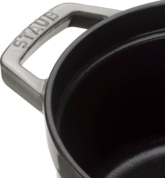 Litinový hrnec Staub 24 cm, šedý