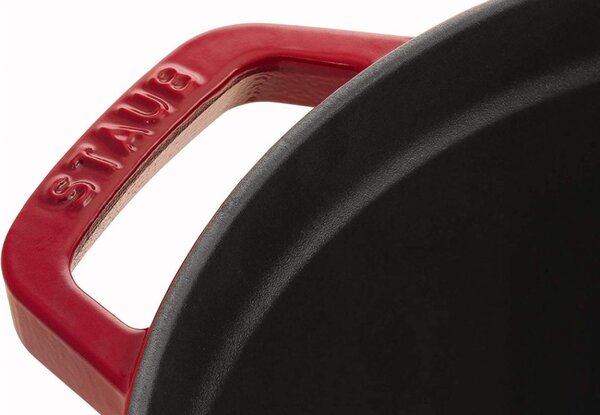 Litinový hrnec Staub 26 cm, višeň