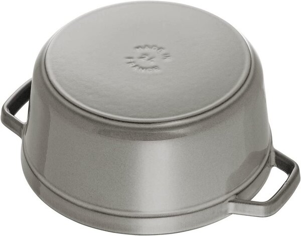 Litinový hrnec Staub 20 cm, šedý