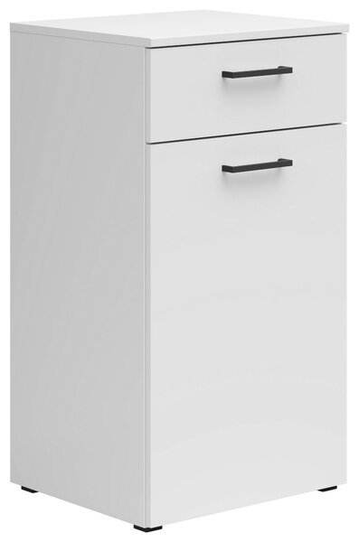 KOMODA, bílá, 45/83/40 cm Carryhome - Široké komody