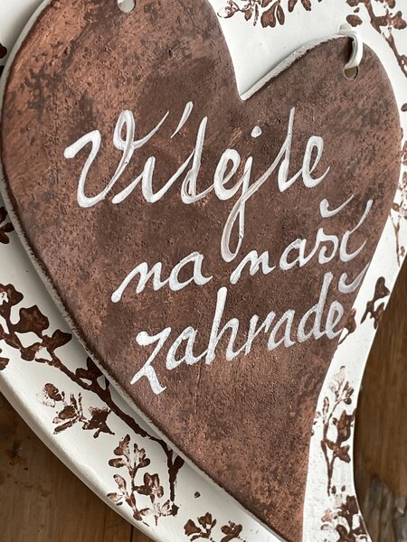 Srdce pro zahrádkaře v hnědém