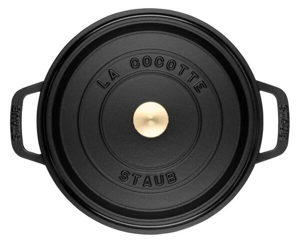 Litinový hrnec Staub 28 cm, černý
