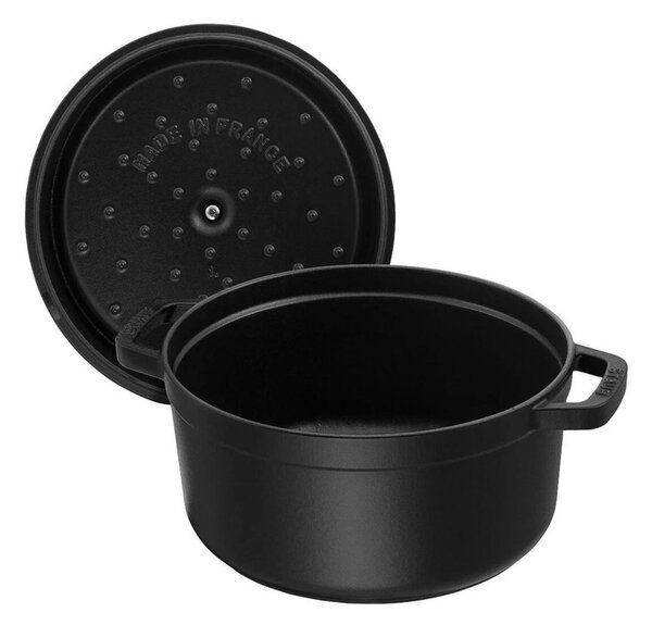 Litinový hrnec Staub 28 cm, černý