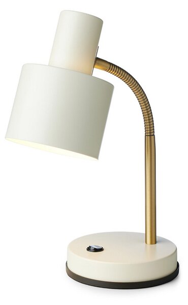 Stolní lampa Halo Design, Béžová, Obývací pokoj, Kov