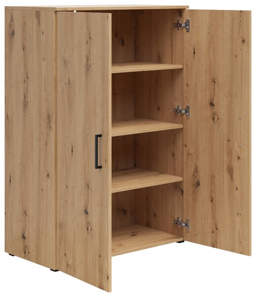KOMODA, dub artisan, 80/115/40 cm Carryhome - Široké komody