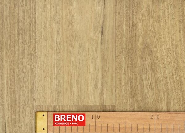 Breno PVC LINETEX Corymbia SG T52 - světlé dřevo, šíře 400 cm