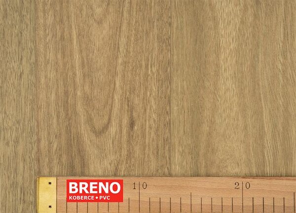 Breno PVC LINETEX Corymbia SG T45 - světlé dřevo, šíře 400 cm