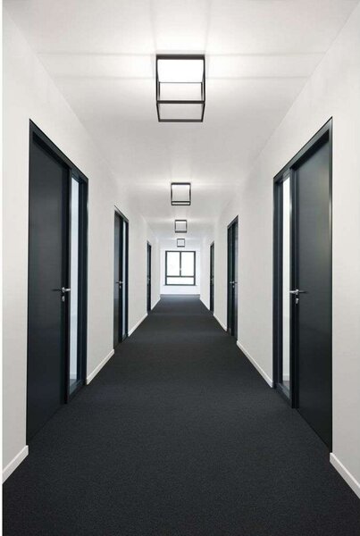 Stropní Lampa Serien Lighting, stmívatelné, Černá, Obývací pokoj, Hliník