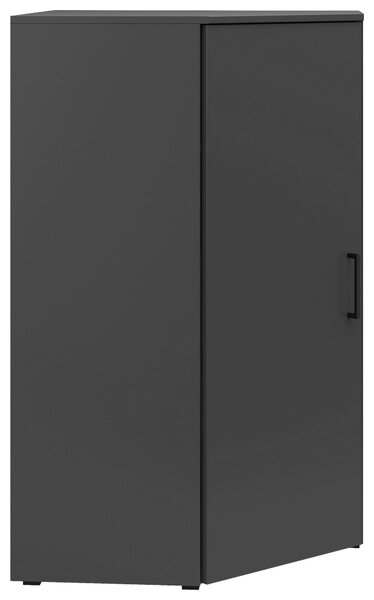 ROHOVÁ KOMODA, barvy grafitu, 71,5/115/71,5 cm Carryhome - Široké komody