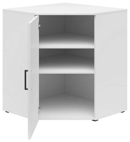 ROHOVÁ KOMODA, bílá, 71,5/83/71,5 cm Carryhome - Široké komody
