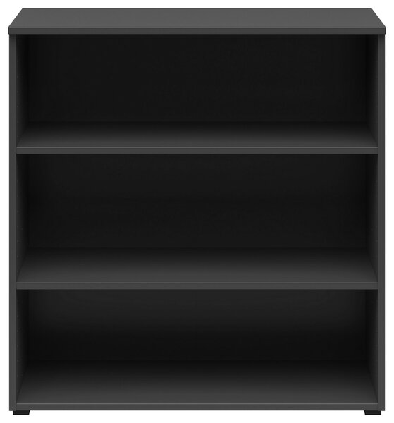 REGÁL, barvy grafitu, 80/83/40 cm Carryhome - Knihovny