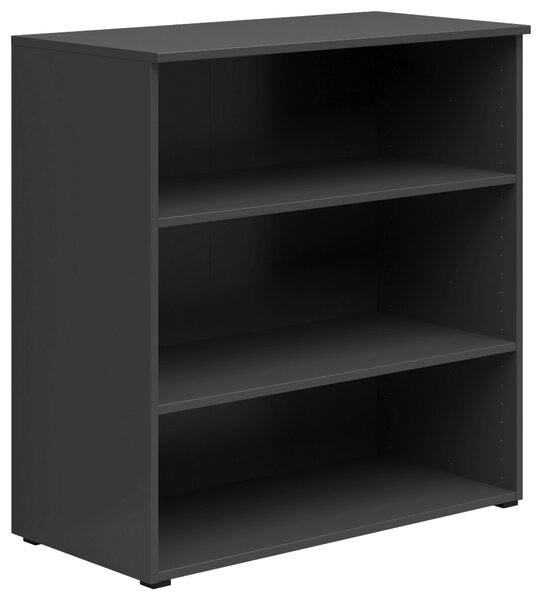 REGÁL, barvy grafitu, 80/83/40 cm Carryhome - Knihovny