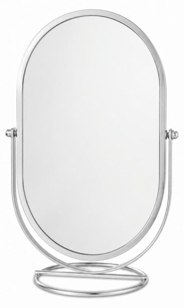 Ecarla – Zrcadlo do koupelny, stříbrné, XL, jednostranné