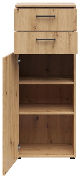 KOMODA, dub artisan, 45/115/40 cm Carryhome - Široké komody