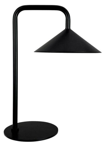 Stolní lampa Dyberg Larsen, Nova, stmívatelné, Černá, Terasa, Kov, Skandinávský