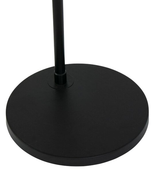 Steinhauer Stojací lampa Sparkled Light, černá/krémový nylon, 240 cm, Černá, Obývací pokoj / jídelna, kov, Moderní