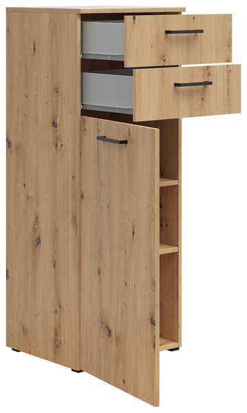 KOMODA, dub artisan, 45/115/40 cm Carryhome - Široké komody