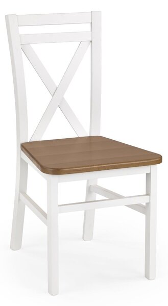 Dřevěná jídelní židle ve skandinávském stylu Beech Bílá COOPER