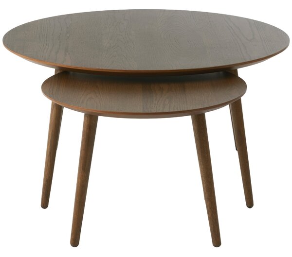 Unique Furniture Set dubových konferenčních stolků Adda 58/88 cm