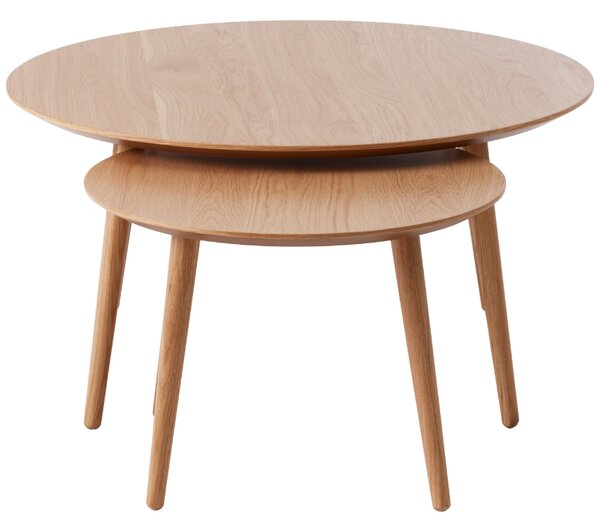 Unique Furniture Set dubových konferenčních stolků Adda 58/88 cm