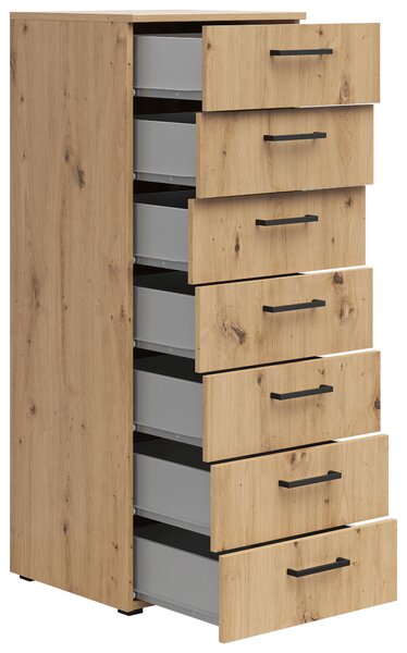 KOMODA, dub artisan, 45/115/40 cm Carryhome - Široké komody
