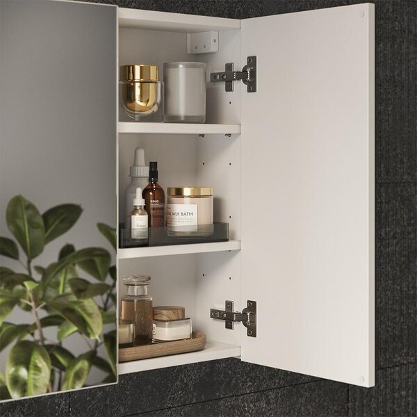 Koupelnová zrcadlová skříňka Vicco Lavia Bílá 60 x 60.2 cm, Model 66086