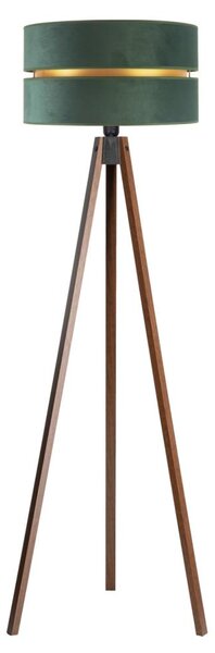 Duolla - Stojací lampa DUO 1xE27/60W/230V pr. 44 cm zelená/wenge