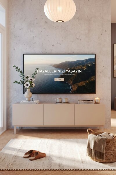 TV stolek/skříňka Coleto 2 (písková). Akce -22%