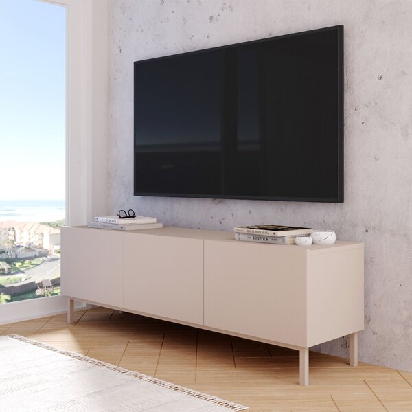 TV stolek/skříňka Coleto 2 (písková). Akce -22%