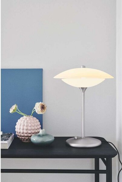 Stolní lampa Halo Design, Bílá, Obývací pokoj, Kov