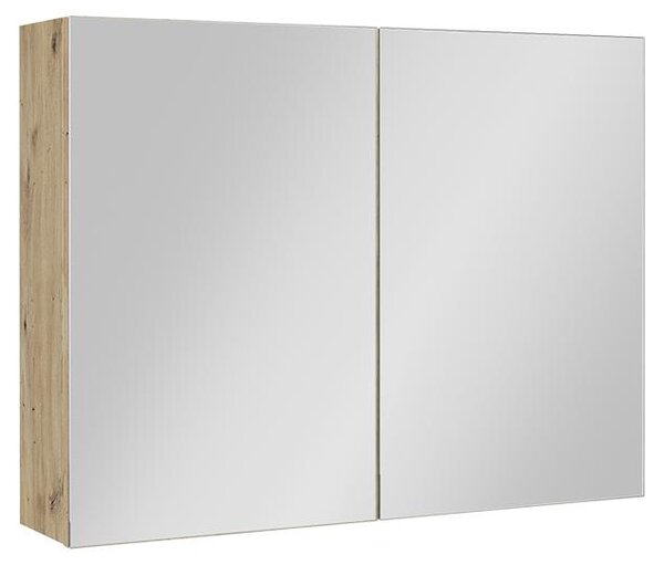 Koupelnová zrcadlová skříňka Vicco Lavia Řemeslný dub 80 x 60.2 cm, Model 66095
