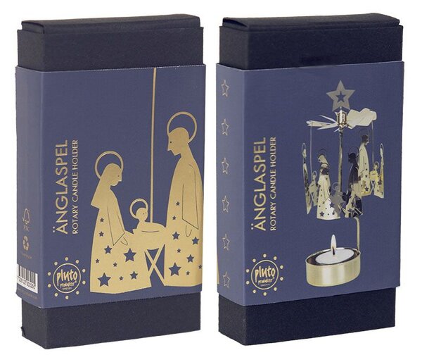 Rotující svícen Gold Holy Family
