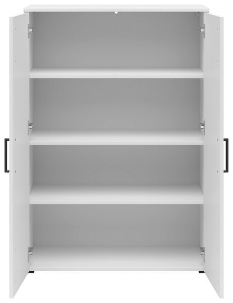KOMODA, bílá, 80/115/40 cm Carryhome - Široké komody