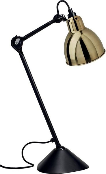 Stolní lampa Lampe Gras, Černá, Pracovna, Kov