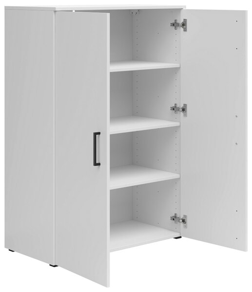 KOMODA, bílá, 80/115/40 cm Carryhome - Široké komody