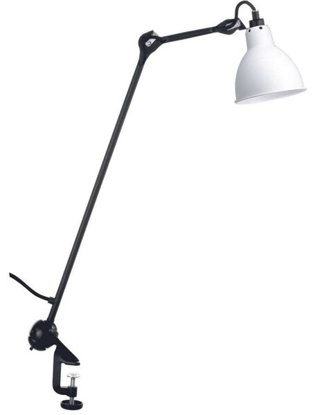 Stolní lampa Lampe Gras, Bílá, Pracovna, Kov