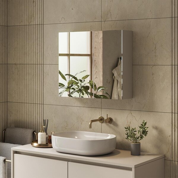 Koupelnová zrcadlová skříňka Vicco Lavia Kašmír 70 x 60.2 cm, Model 66093