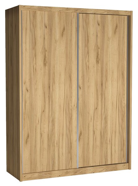 Šatní skříň MACI II | 180 cm | bez zrcadla | kraft zlatý