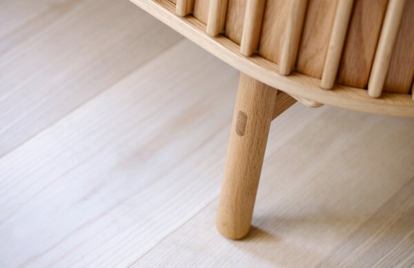 Unique Furniture Dubový TV stolek Carno 160 x 45 cm