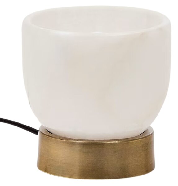Bílá stolní lampa Kave Home Shenli