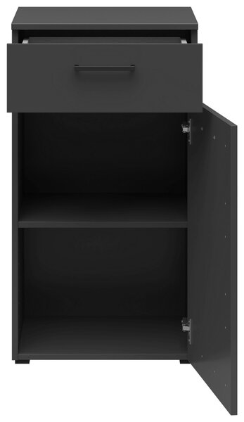 KOMODA, barvy grafitu, 45/83/40 cm Carryhome - Široké komody