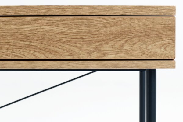 -25 % Dny MOMENTI– Unique Furniture Pracovní stůl Pensacola 120 x 60 cm s dubovým dekorem