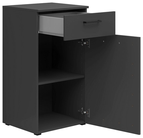 KOMODA, barvy grafitu, 45/83/40 cm Carryhome - Široké komody