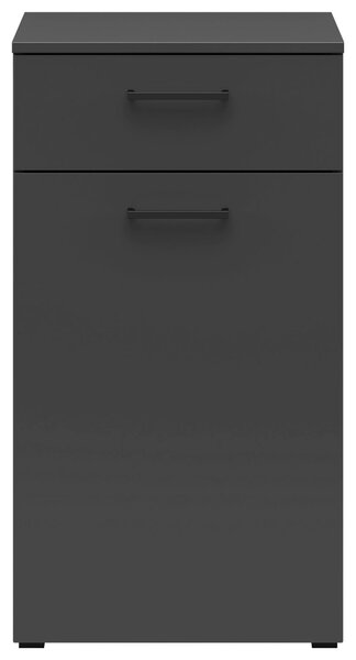 KOMODA, barvy grafitu, 45/83/40 cm Carryhome - Široké komody