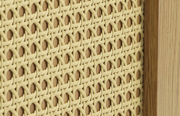 Unique Furniture Komoda Pensacola 140 x 40 cm s dubovým dekorem
