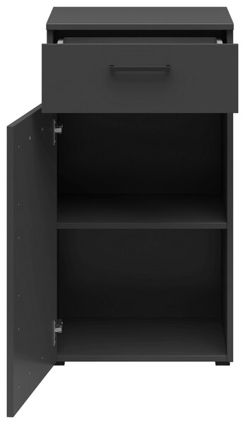 KOMODA, barvy grafitu, 45/83/40 cm Carryhome - Široké komody